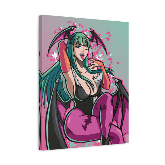 Succubus Girl Canvas