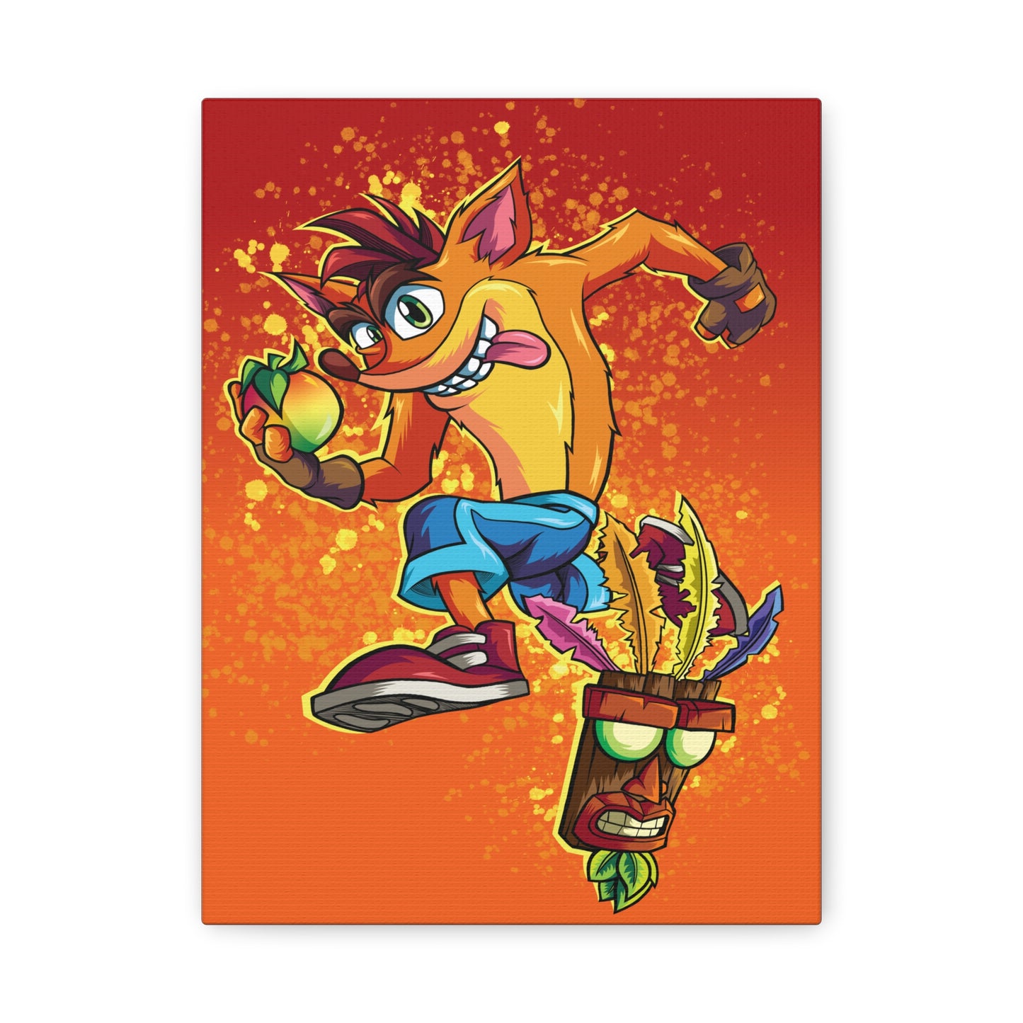 Crazy Bandicoot Canvas