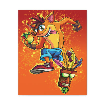 Crazy Bandicoot Canvas