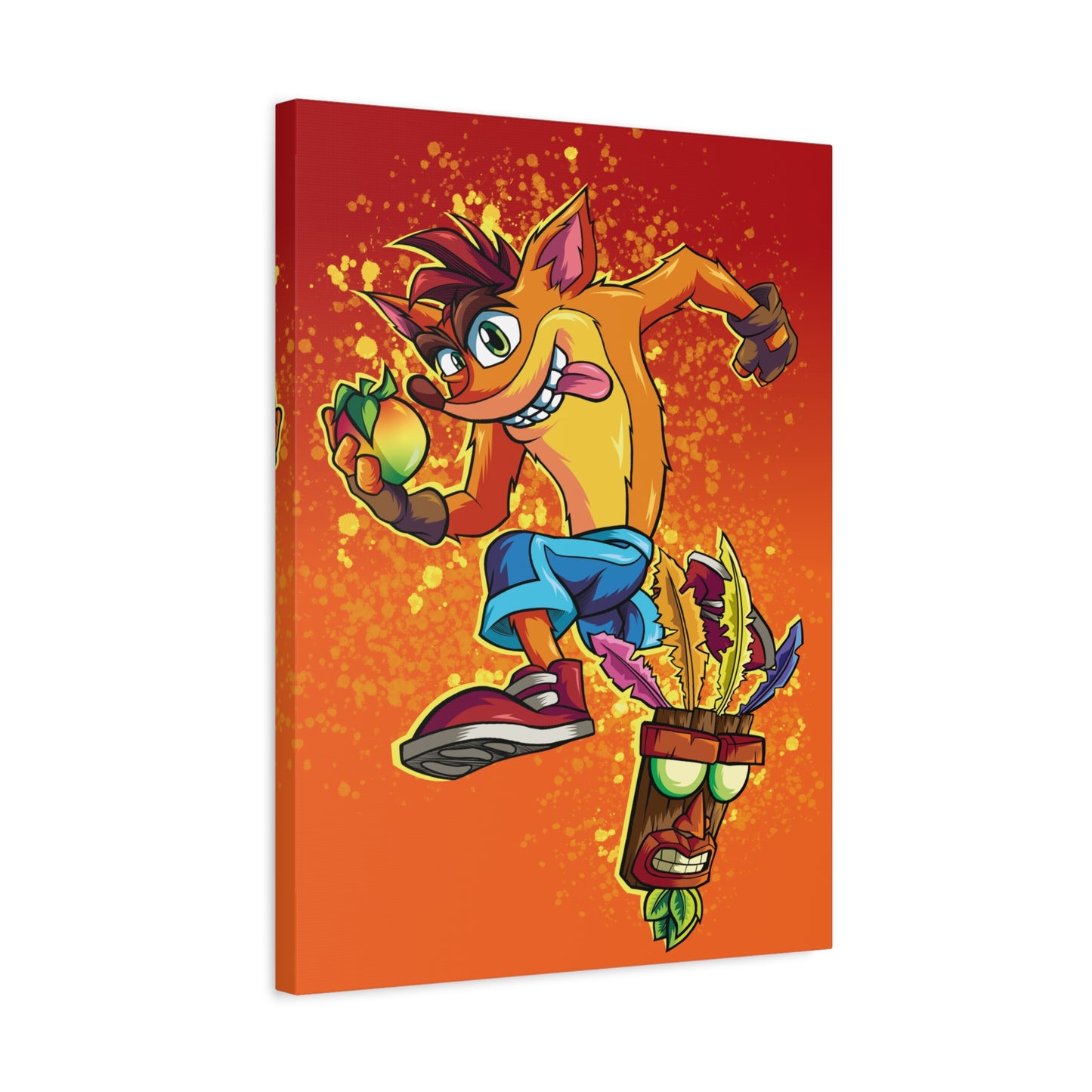 Crazy Bandicoot Canvas