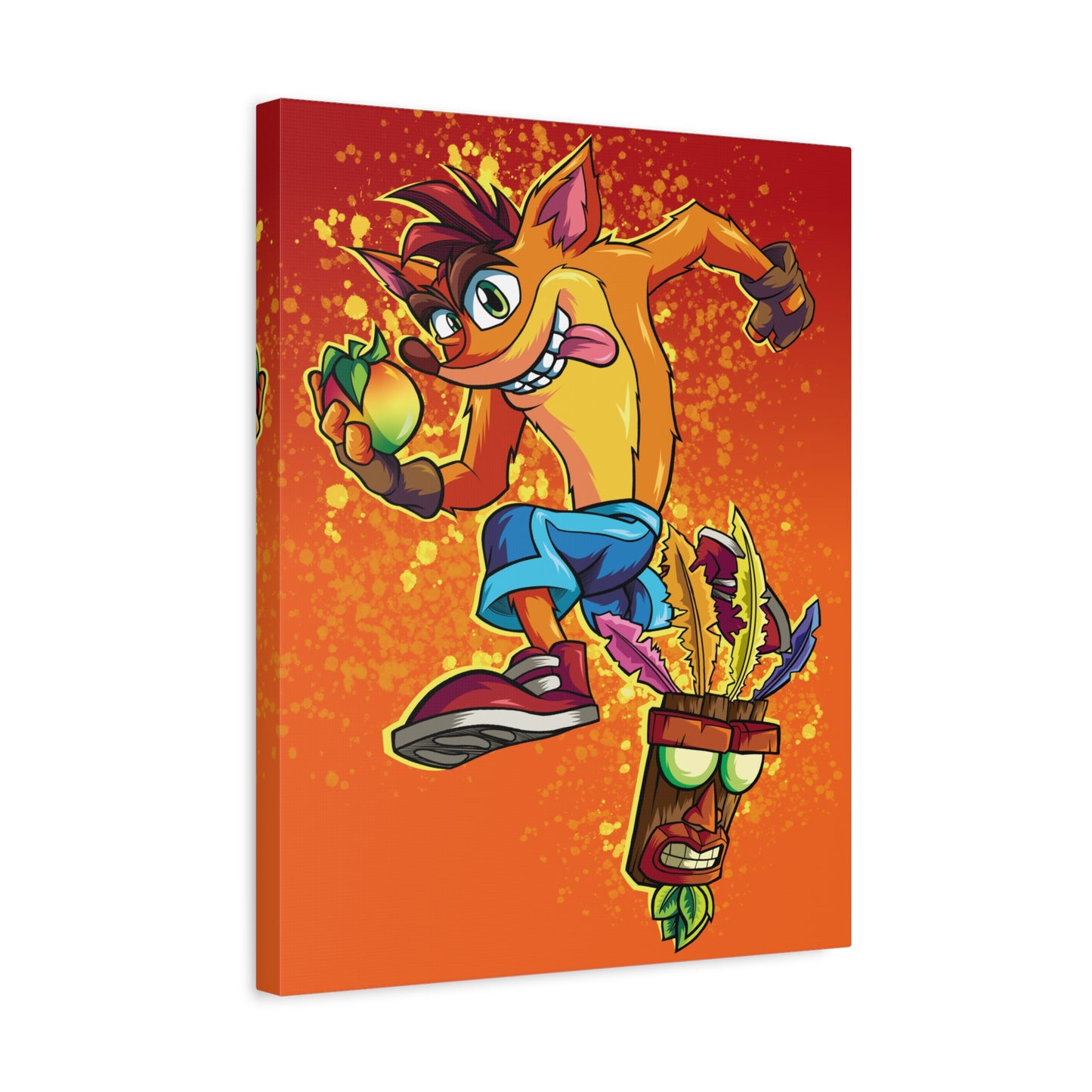 Crazy Bandicoot Canvas