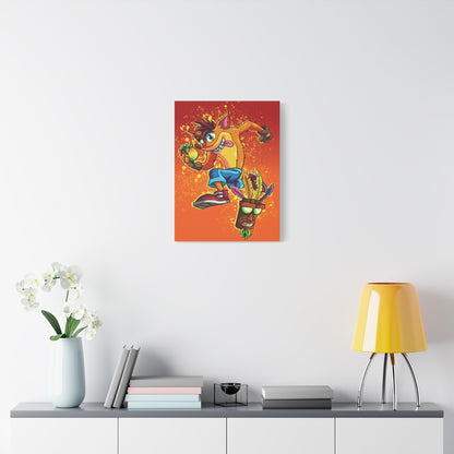 Crazy Bandicoot Canvas